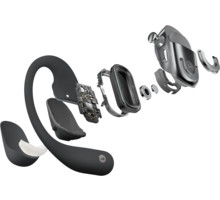 SHOKZ OPENFIT 2+ SPORTHÖRLURAR Svart