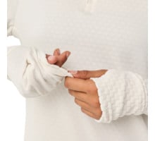 Brooks MOMENTUM THERMAL 1/4 ZIP LÖPARTRÖJA Beige