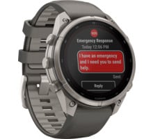 Garmin FENIX 9 PRO INREACH SOLAR TI 47MM SPORTKLOCKA Grå