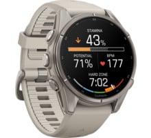 Garmin FENIX 9 43MM TI SPORTKLOCKA Vit