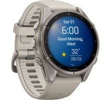 Garmin FENIX 9 43MM TI SPORTKLOCKA Vit