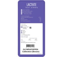 Taidoc LAKTAT TEST STRIPS OLYMPIATOPPEN KALIBRERING (BIOSEN) 100-PACK Flerfärgad