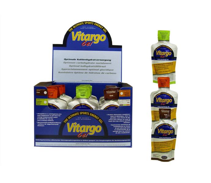 Vitargo 45g apelsin/koffein gel Flerfärgad