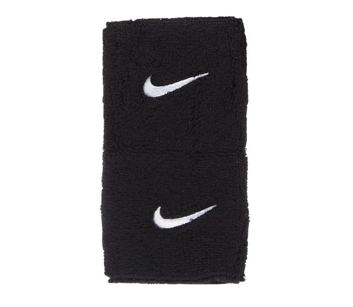 Nike Swoosh Wristband handledsband 2-pack Svart