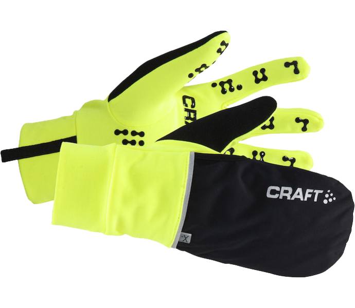 Craft Hybrid Weather Glove Löparhandskar Gul