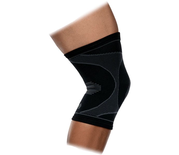 McDavid KNEE SLEEVE/4WAY ELASTIC KNÄSKYDD Svart