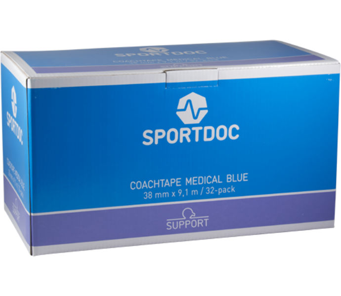 SPORTDOC Medical Blue 38mmx9,1m (32-pack in box) Flerfärgad
