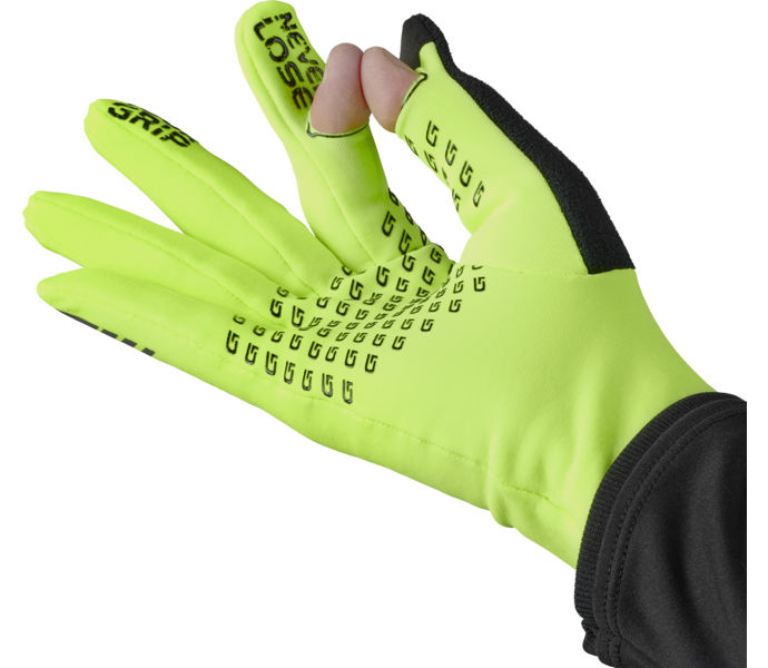 GripGrab Running Expert Hi-Vis Winter Touchscreen Glove Gul