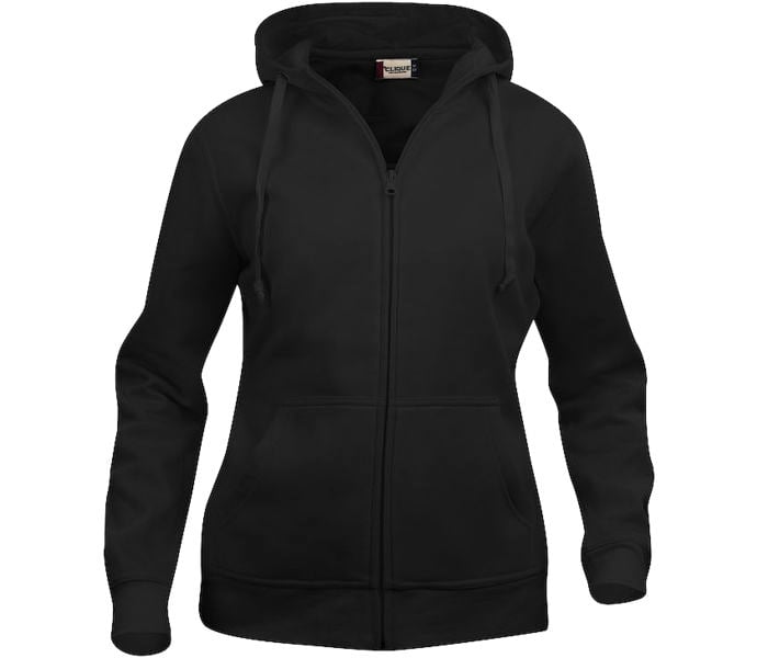 CLIQUE BASIC HOODY FZ LADIES Svart