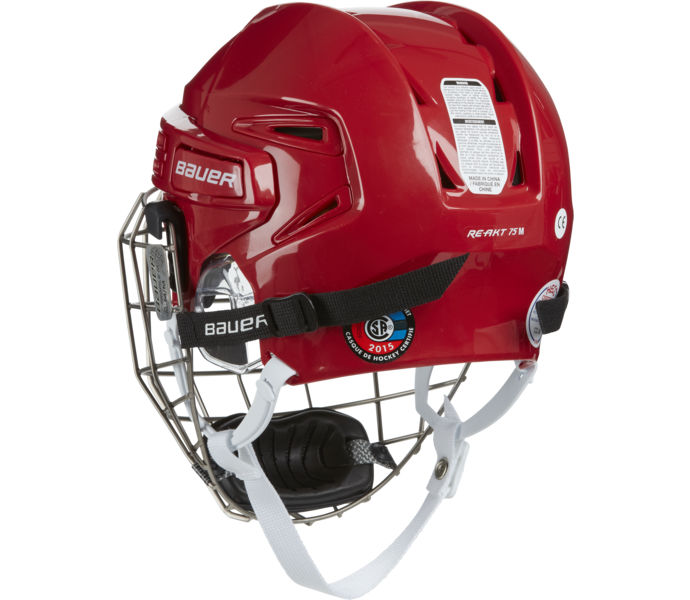 Bauer Hockey RE-AKT 75 Combo hjälm 1 Röd