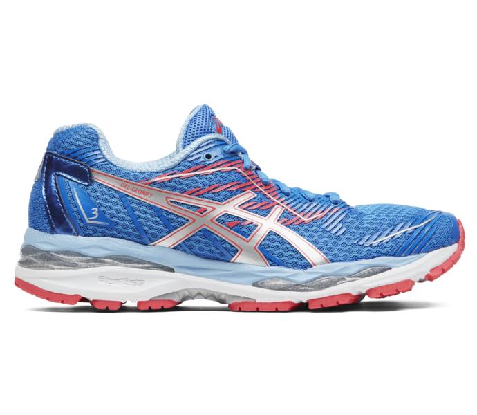 Experimentar Catedral cicatriz Asics Gel-Glorify 3 löparsko - REGATTA BLUE/SILVER/ROUGE RED - Köp online  hos Intersport