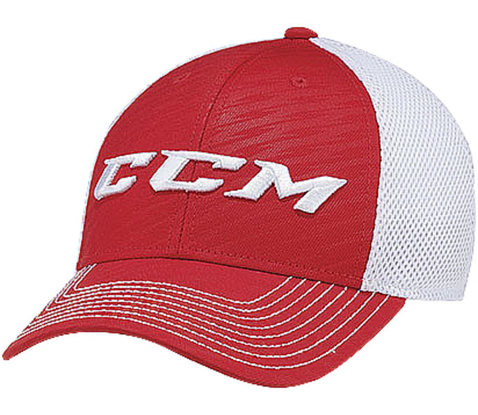 CCM Hockey Team mesh flex keps Röd
