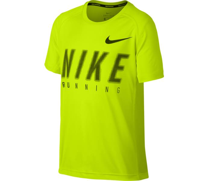 Nike Dry Miler GFX t-shirt - VOLT - Köp 