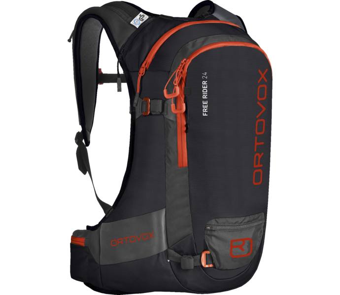 Ortovox Free Rider 24, ryggsäck, black raven Ortovox Free Rider 24, ryggsäck, black raven