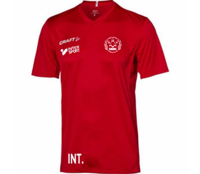 Craft Squad Jr Solid T-shirt Röd