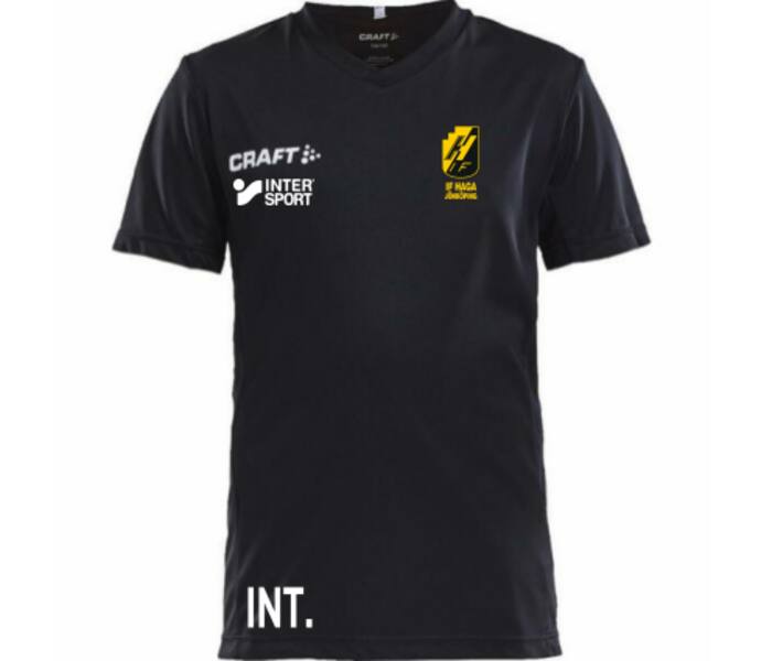 Craft Squad Jr Solid T-shirt Svart