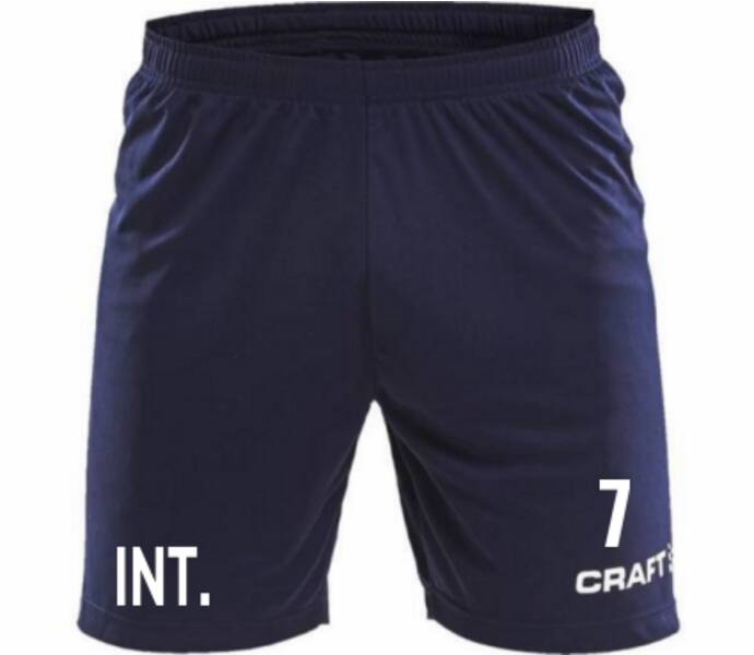 Craft Squad Jr Solid Shorts Blå