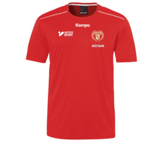 Kempa Poly Shirt Jr Röd