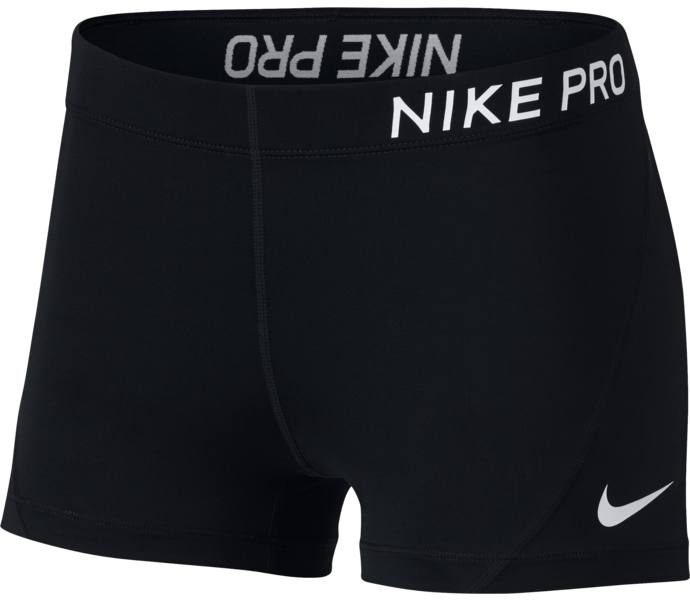 Nike W Nike Pro 3IN shorts - BLACK/WHITE - Köp online hos Intersport