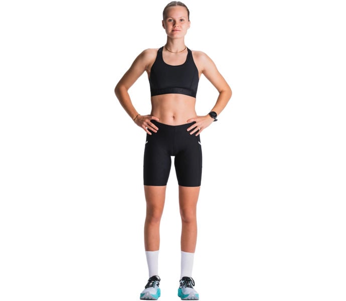 FUSION SHORT TIGHTS Löpartights Svart