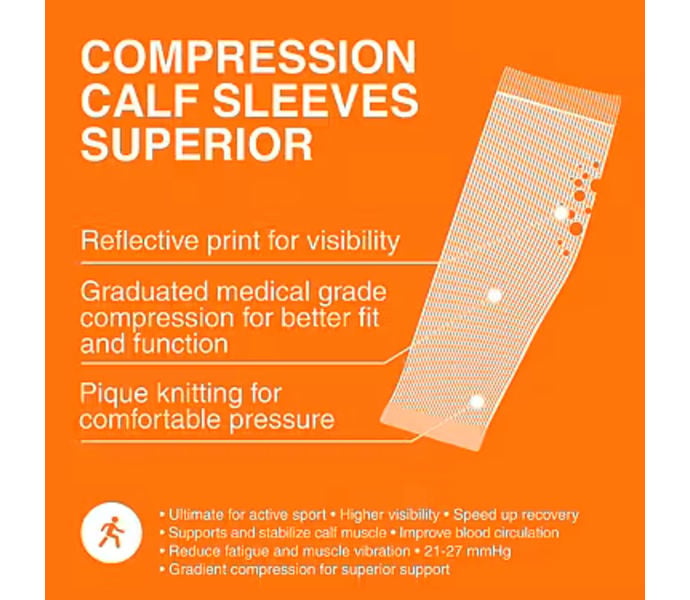 Gococo COMPRESSION CALF SLEEVES SUPERIOR Orange