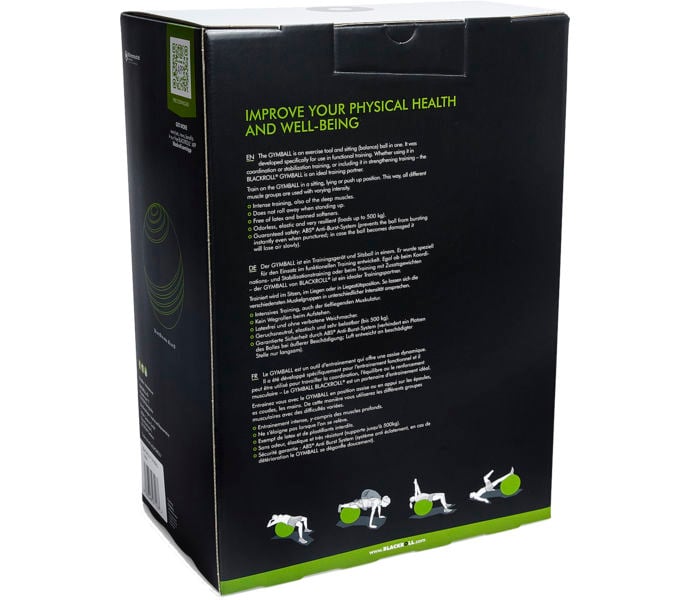 Blackroll BLACKROLL GYMBALL Svart