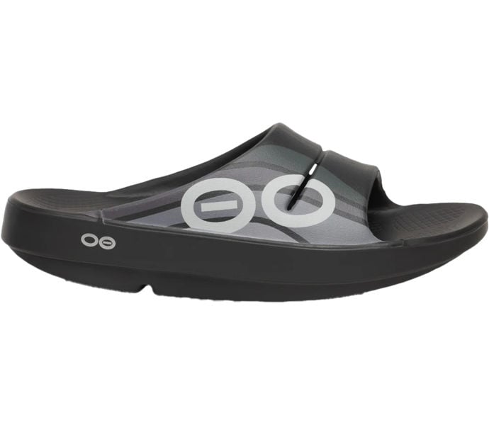 Oofos Ooahh Sport Slide återhämtningssandal Svart