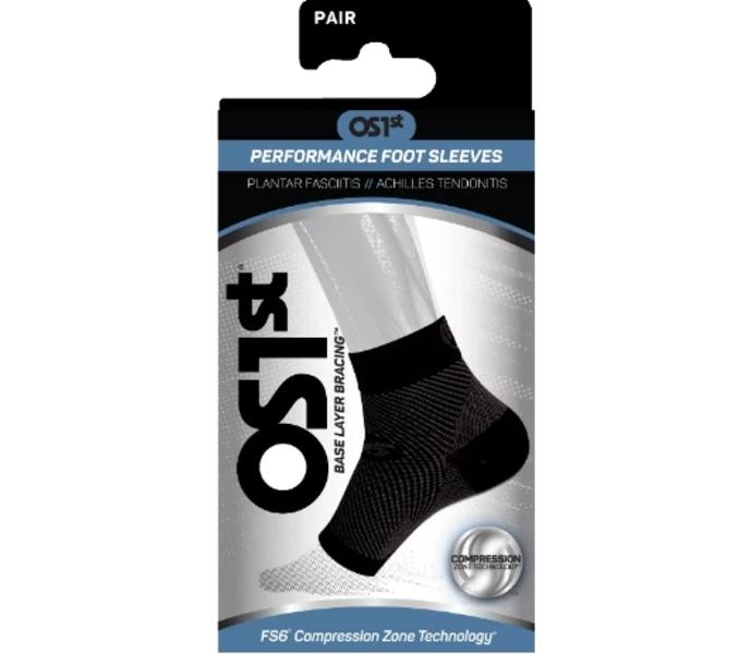 OS1st Compression Foot Sleeve Svart