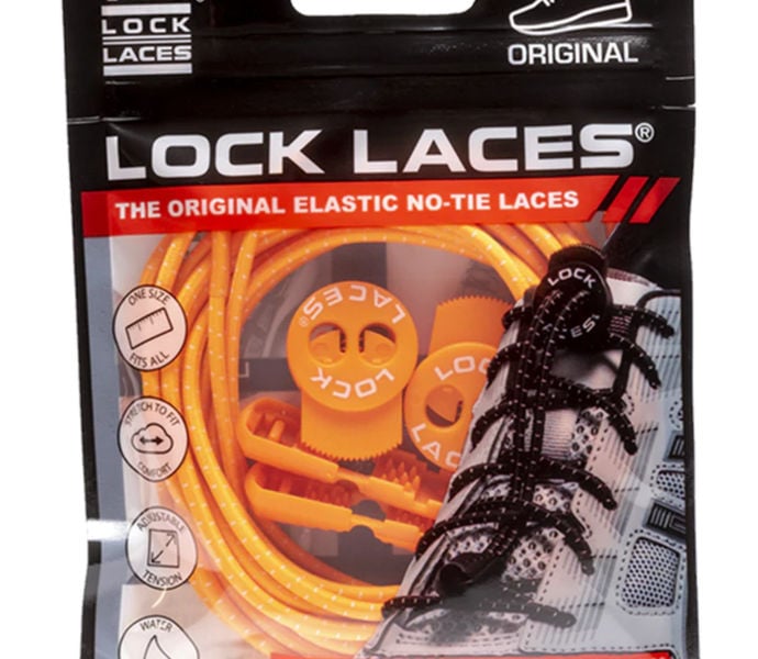 LockLaces Lock Laces skosnören Orange