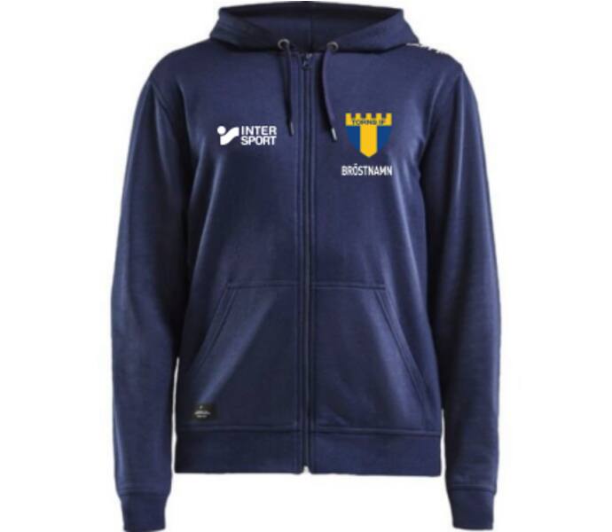 Craft Community Fullzip Jr Hoodie Blå