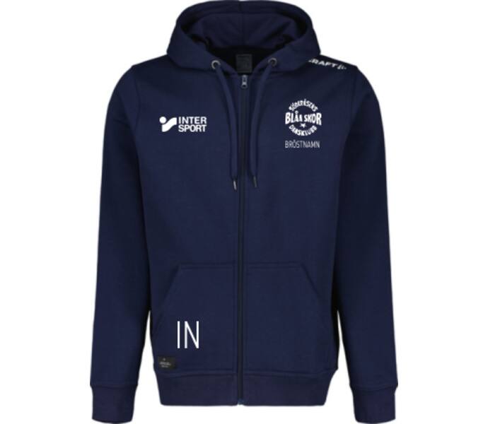 Craft Community Fullzip Jr Hoodie Blå