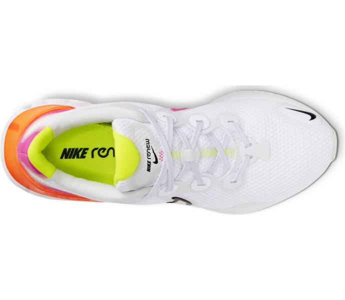 nike renew run platinum tint white pink blast black