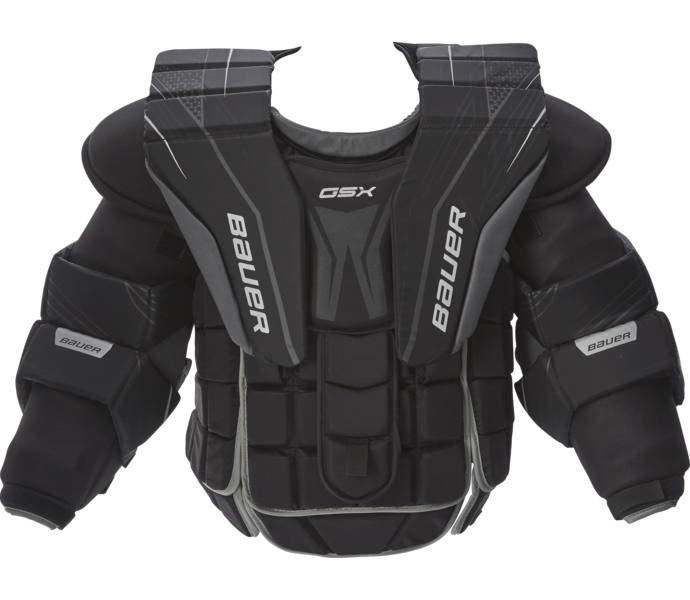 Bauer Hockey S20 GSX chest protector JR Målvaktskombinat Svart