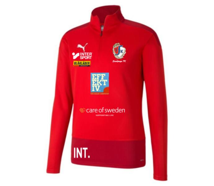 Puma teamGOAL 23 Training 1/4 Zip Top Jr Röd