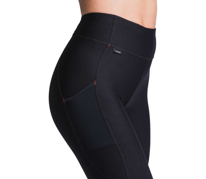 FUSION WOMENS C3 PLUS TRAINING TIGHTS Löpartights Svart