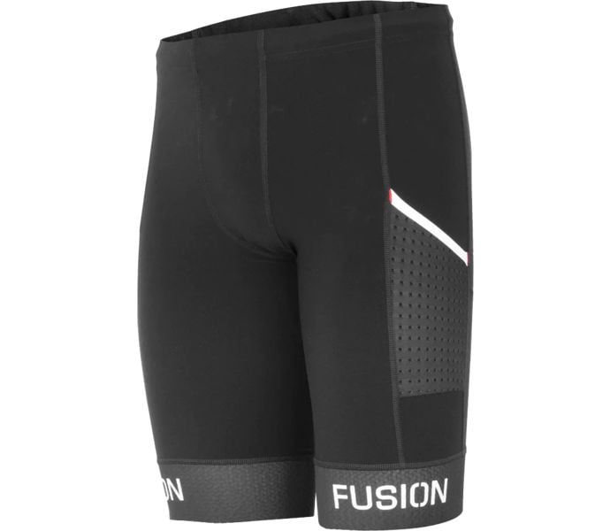 FUSION SLI RUN TIGHTS POCKET KORTA TRIATHLONTIGHTS Svart