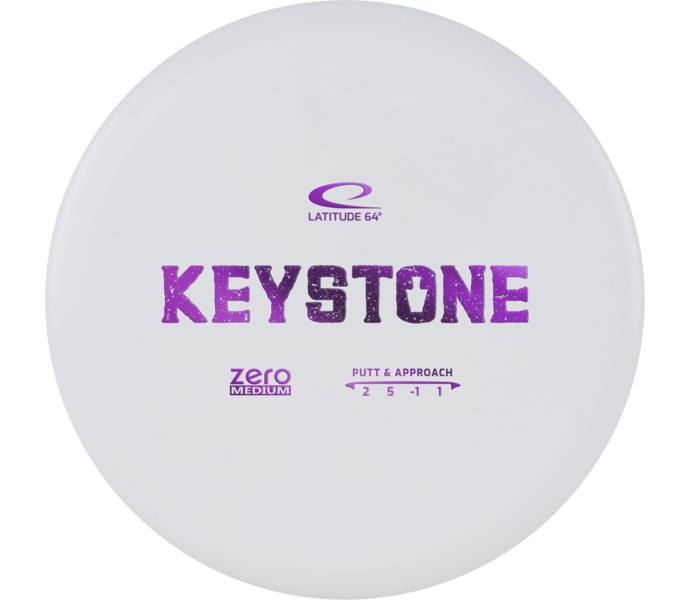 Latitude 64 Keystone Medium Putter disc Vit