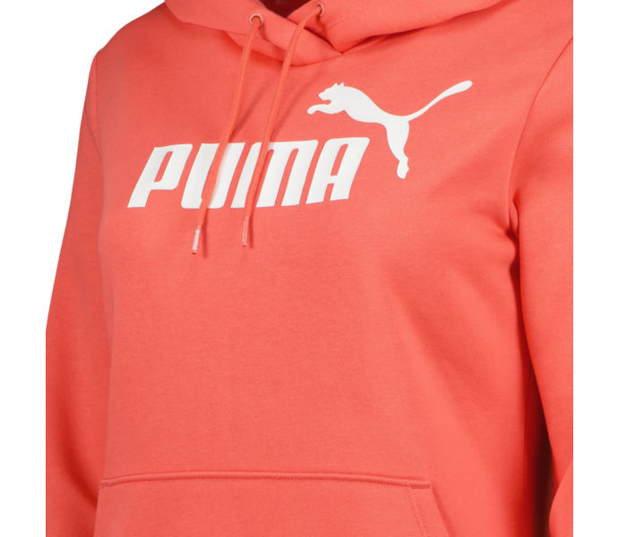 Puma Essentials Big Logo W huvtröja Rosa