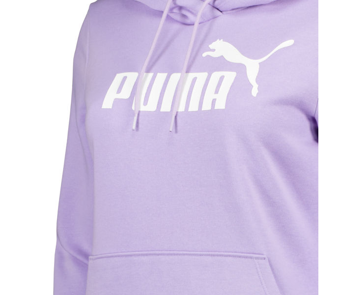 Puma Essentials Big Logo W huvtröja Lila