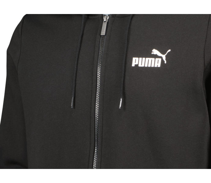 Puma Ess Small Logo FZ huvtröja Svart
