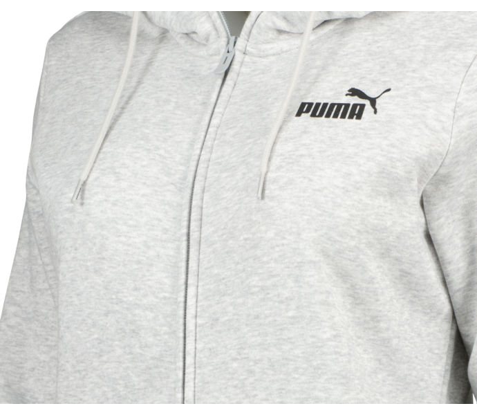 Puma Essentials Full-Zip W huvtröja Grå