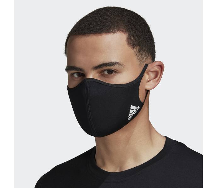 adidas Face Covers Medium/Large 3-pack munskydd Svart