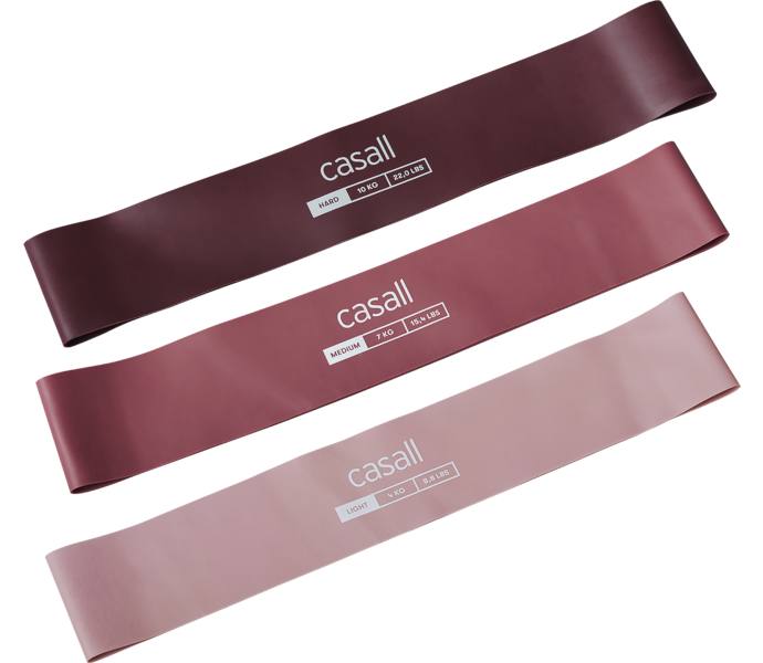 Casall Rubber Bands 3-pack gummiband Rosa