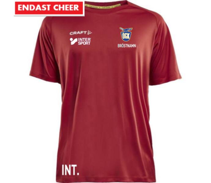 Craft Evolve Jr T-shirt Röd