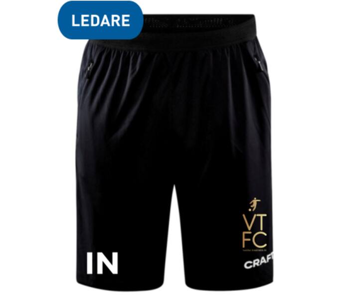 Craft Evolve Zip Pocket Shorts Svart