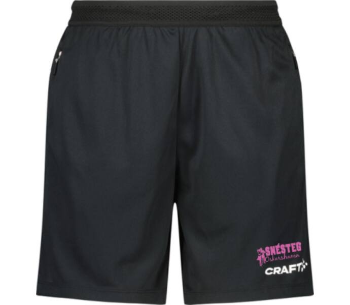 Craft Evolve Zip Pocket W Shorts Svart