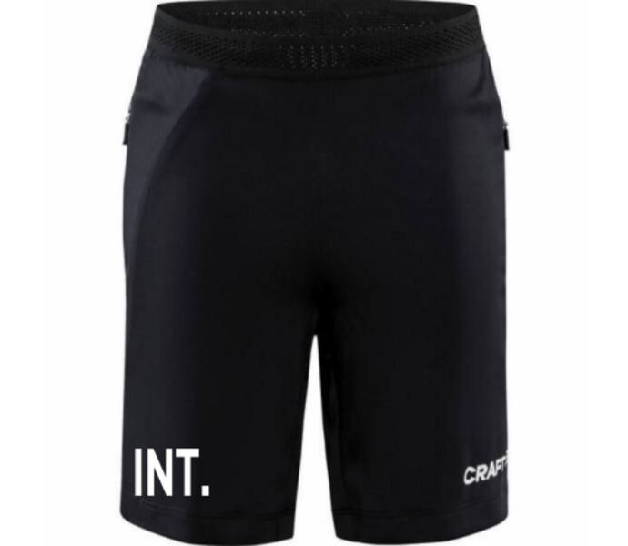 Craft Evolve Zip Pocket W Shorts Svart