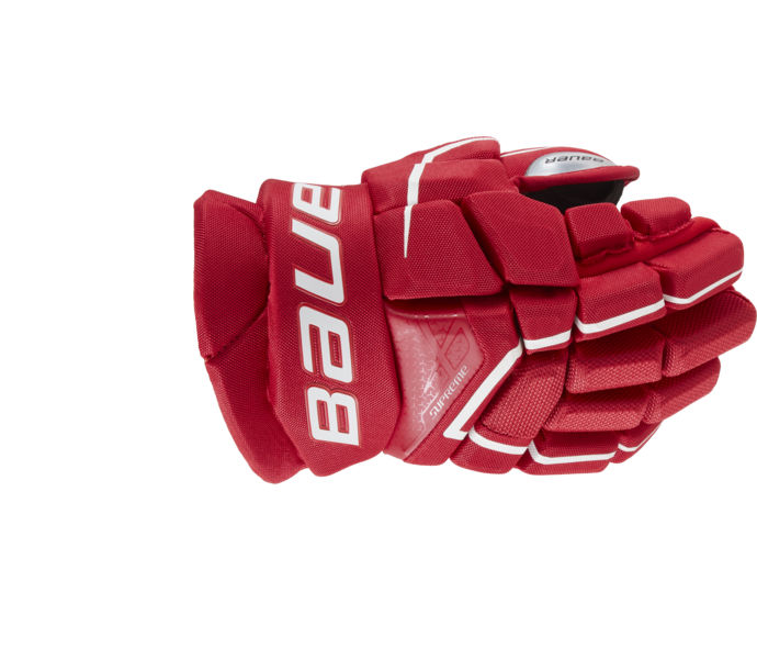 Bauer Hockey S21 Supreme 3S JR hockeyhandskar  Röd