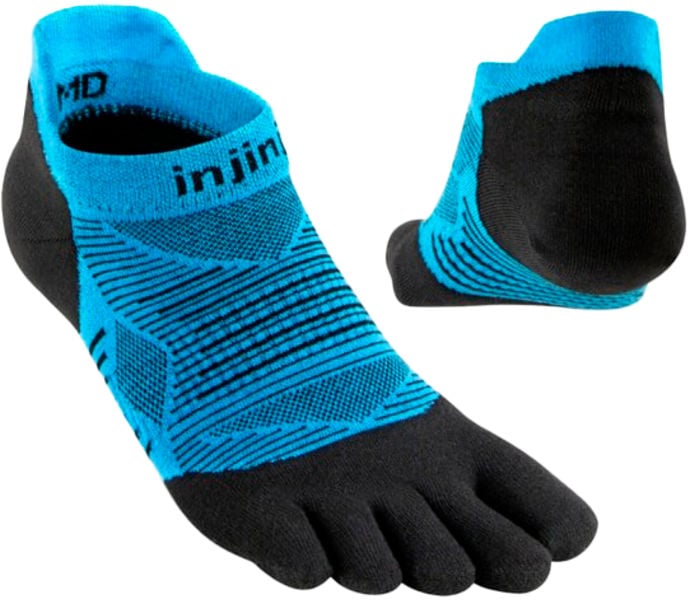 Injinji Run LW No-Show Löparstrumpor Blå