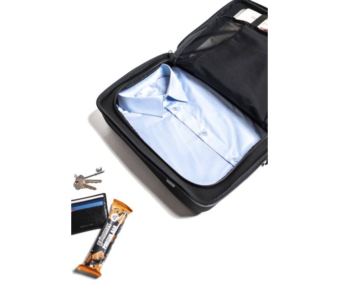 IAMRUNBOX Backpack Pro Sportif Sac à Dos de Commuter Noir Anti-Rebond Porte Vêtements et Ordinateur Portable pour Voyages et Déplacements Urbains 